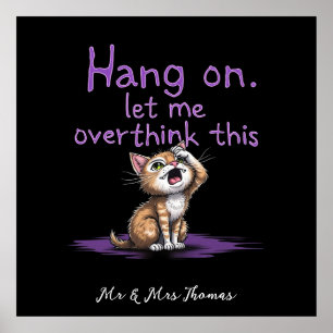 Hang On, Let Me Overthink This Funny Introvert  Poster