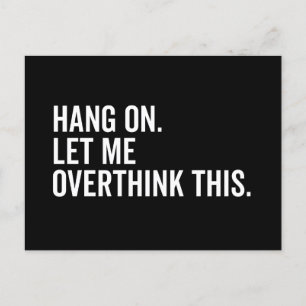 Hang on. Let me overthink this. Postcard