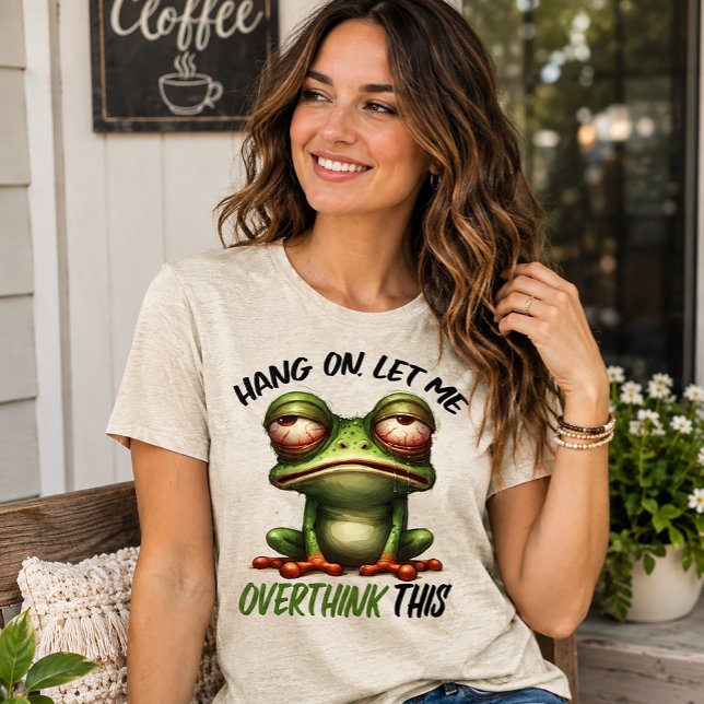 Hang On, Let Me Overthink This Tri-Blend Shirt (Creator Uploaded)