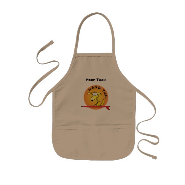 Hang Tail Kids Bib "Poop Tech" Apron (Front)
