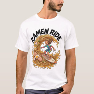 Hang Ten on a Savory Ramen Wave T-Shirt