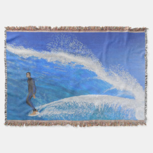 Hang ten throw blanket