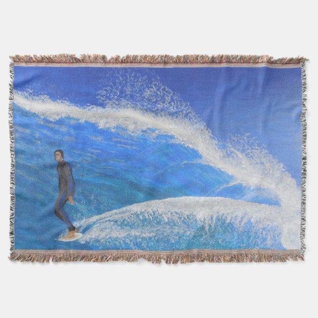 Hang ten throw blanket (Front)