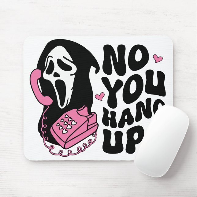 "Hang Up" Ghostface Horror Fan Gift Mouse Pad (With Mouse)