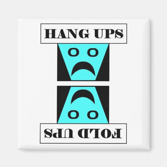 Hang Ups/Fold Ups - Laundry Magnet (Front)