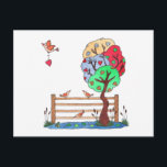 Hang Your Heart Holiday Postcard<br><div class="desc">custom</div>