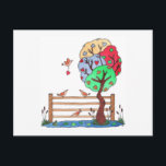 Hang Your Heart Holiday Postcard<br><div class="desc">custom</div>