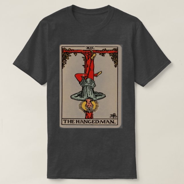 Hanged Man Tarot T-Shirt (Design Front)