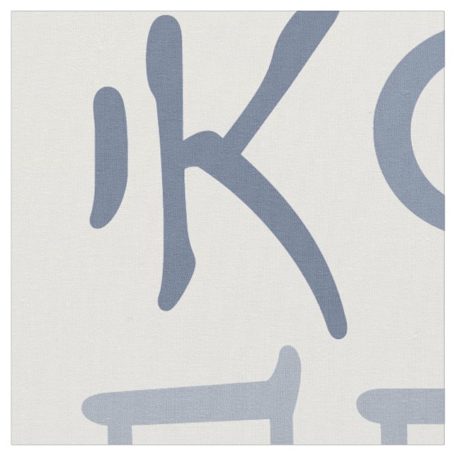 Hangeul Fabric (Close Up)