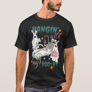 Hangin' With My Boo-ny Bunny Ghost Ortho Nurses Ea T-Shirt