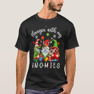 Hangin' With My Gnomies  Gnomes Merry Christmas 3 T-Shirt