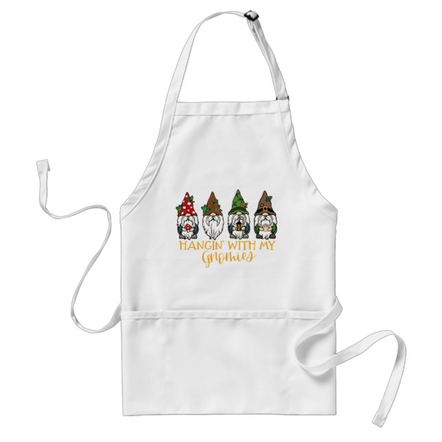 Hangin’ with My Gnomies  Standard Apron (Front)
