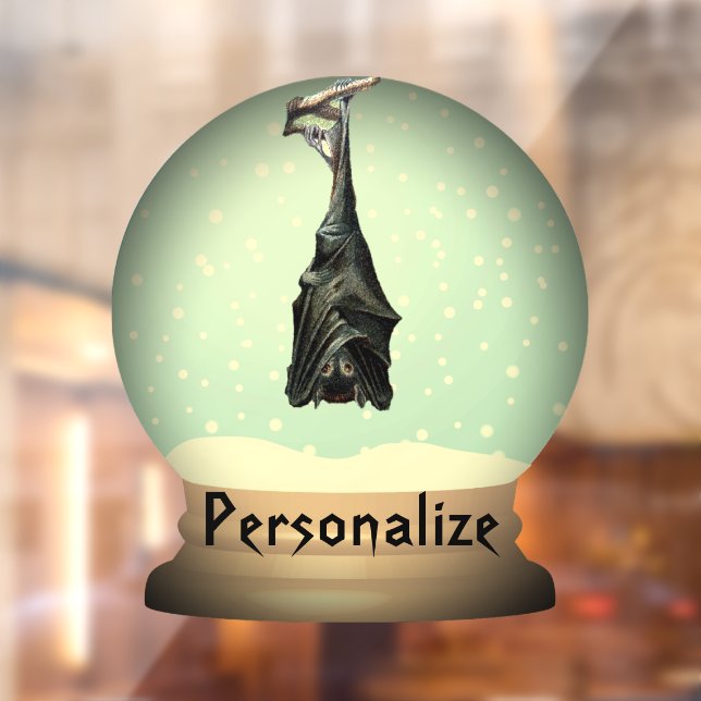 Hanging bat snow globe black vintage gothic  (Sheet 2)