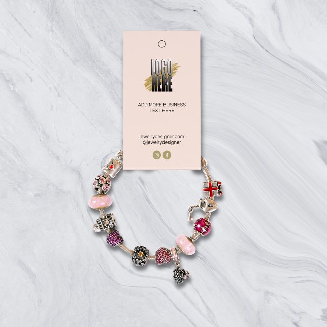 Hanging Blush Bracelet Display Price Tag  QR  (Creator Uploaded)