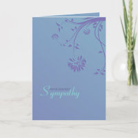 Hanging Branch Deepest Sympathy Card