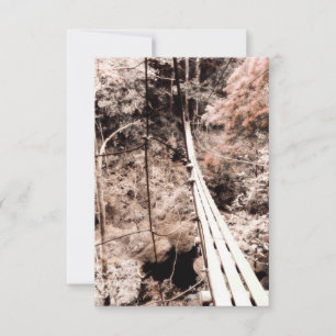 hanging bridge invitation
