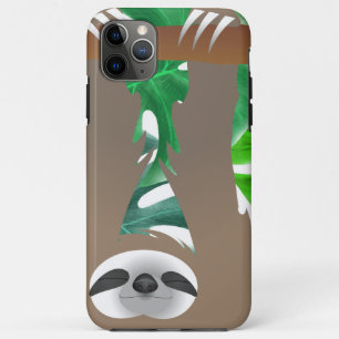Hanging Brown Sloth Taking a Nap in the Jungle Case-Mate iPhone Case
