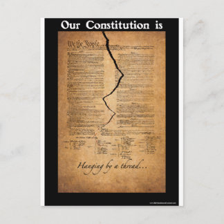 Hanging by a Thread Postcard