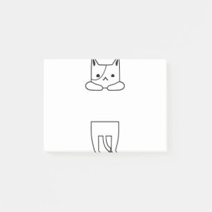 Hanging Cat Doodle Cat 2 Post-it Notes