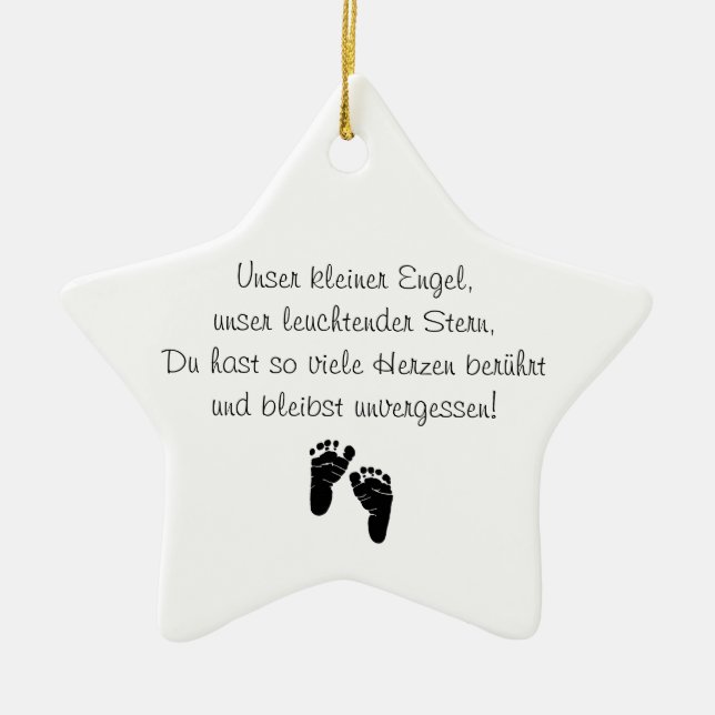 hanging ceramic tree decoration (Front)
