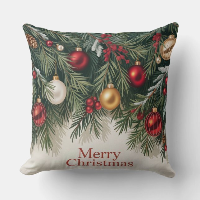 Hanging Garland Cheer Cushion (Front)