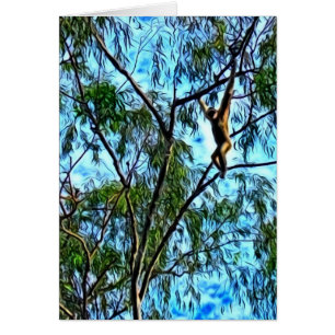 "Hanging Gibbon" Artwork