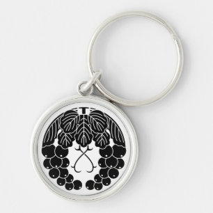 Hanging grapes keychain