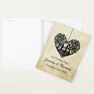 Hanging Heart Tree Vintage Wedding Collection Planner