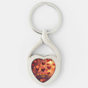 Hanging Hearts Keychain - Customisable