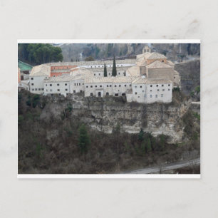 hanging houses postcard