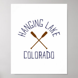 Hanging Lake Colorado Outdoors Vintage Poster