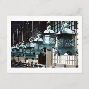 Hanging Lanterns - Kasuga Taisha, Nara, Japan Postcard