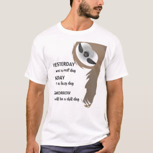Hanging lazy sleeping sloth T-Shirt