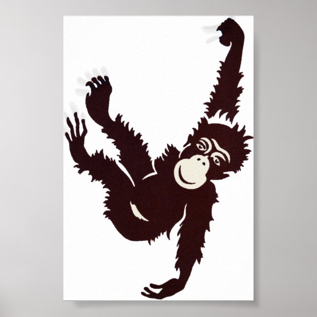 Hanging Monkey Poster (Front)