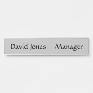 Hanging Name Plate