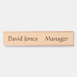 Hanging Name Plate  
