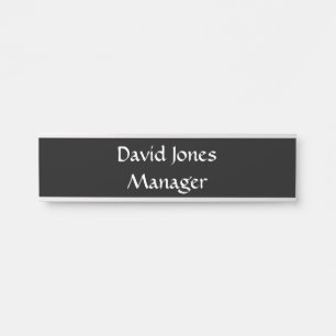 Hanging Name Plate