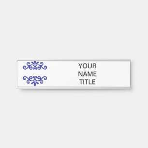 Hanging Name Plate Show them who's boss