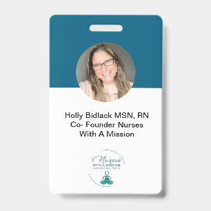 Hanging Name Tag ID Badge