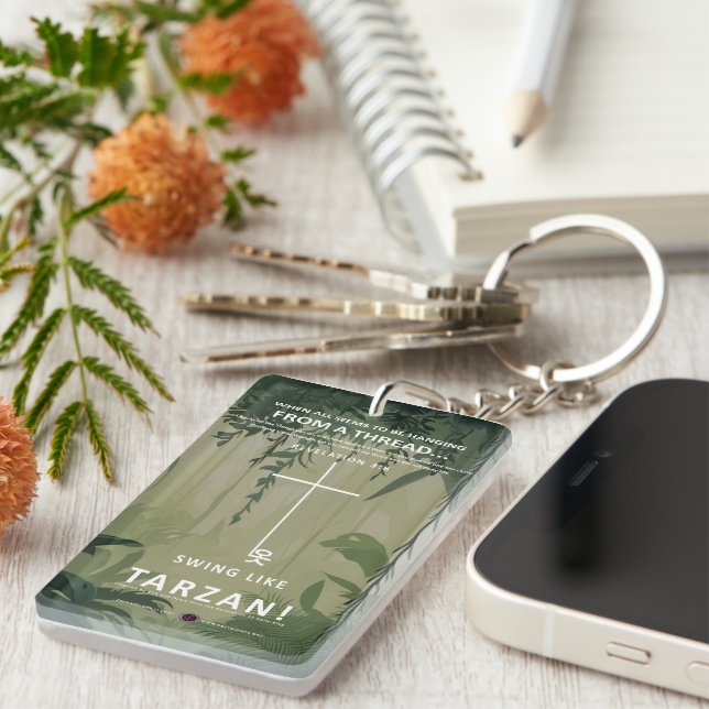 Hanging on a Thread Key Ring (Front Right)
