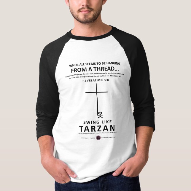 Hanging on a Thread T-Shirt (Front)