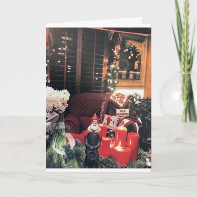 HANGING ON TREE-TO SAY MERRY CHRISTMAS FROM "ME" CARD (Front)