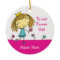 ♥ HANGING ORNAMENT Flower Girl thank you princess