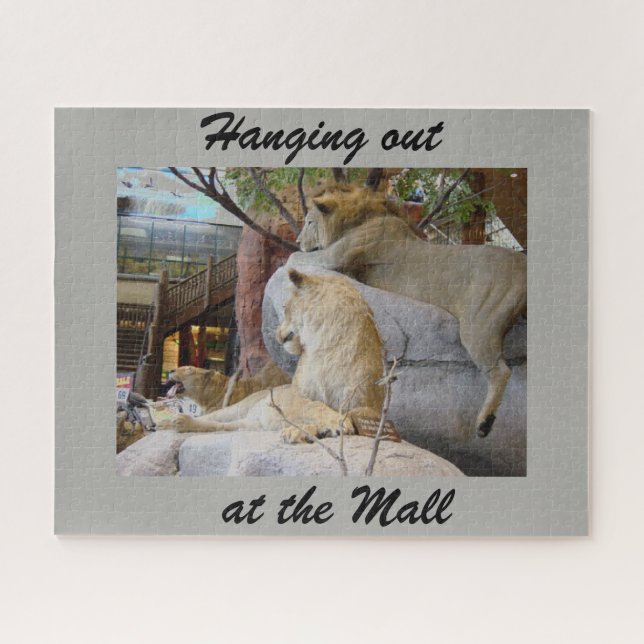 Hanging out at the mall puzzle (Horizontal)