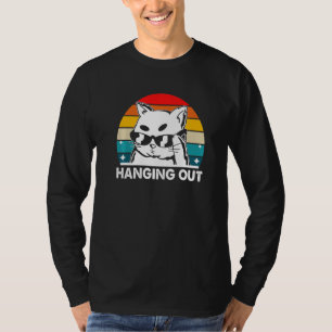 Hanging Out Cat Hobby Kitten Pastime Cat Mom T-Shirt
