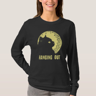 Hanging Out Cat   Hobby Kitten Pastime Cat Mom T-Shirt