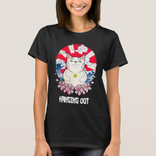 Hanging Out Cat Hobby Kitten Pastime Cat Mum 1 T-Shirt
