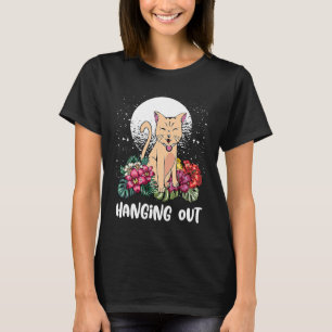 Hanging Out Cat Hobby Kitten Pastime Cat Mum T-Shirt