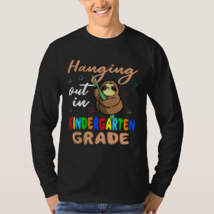 Hanging Out In Kindergarten 100 100th Days Of Scho T-Shirt