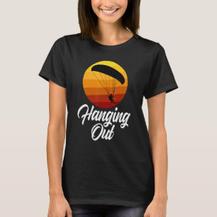 Hanging Out Retro Women Paraglider Adventure 1 T-Shirt